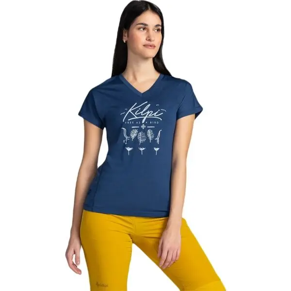KILPI KILPI MERIN Дамска тениска от мерино, тъмносин, размер