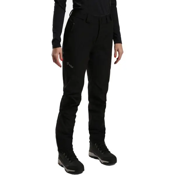 KILPI KILPI MESTALO Дамски водоустойчиви аутдор панталони, черно, размер