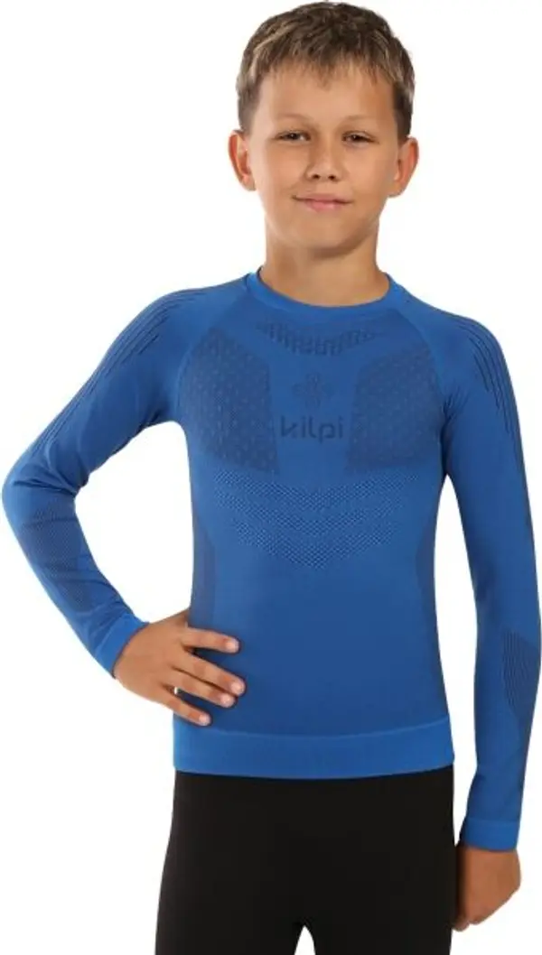 KILPI KILPI NATHAN Момчешка безшевна термо тениска, синьо, размер 13Y