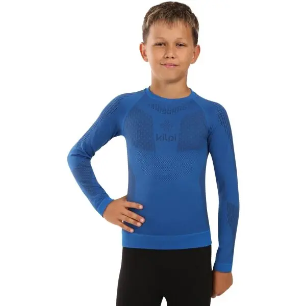KILPI KILPI NATHAN Момчешка безшевна термо тениска, синьо, размер 7Y