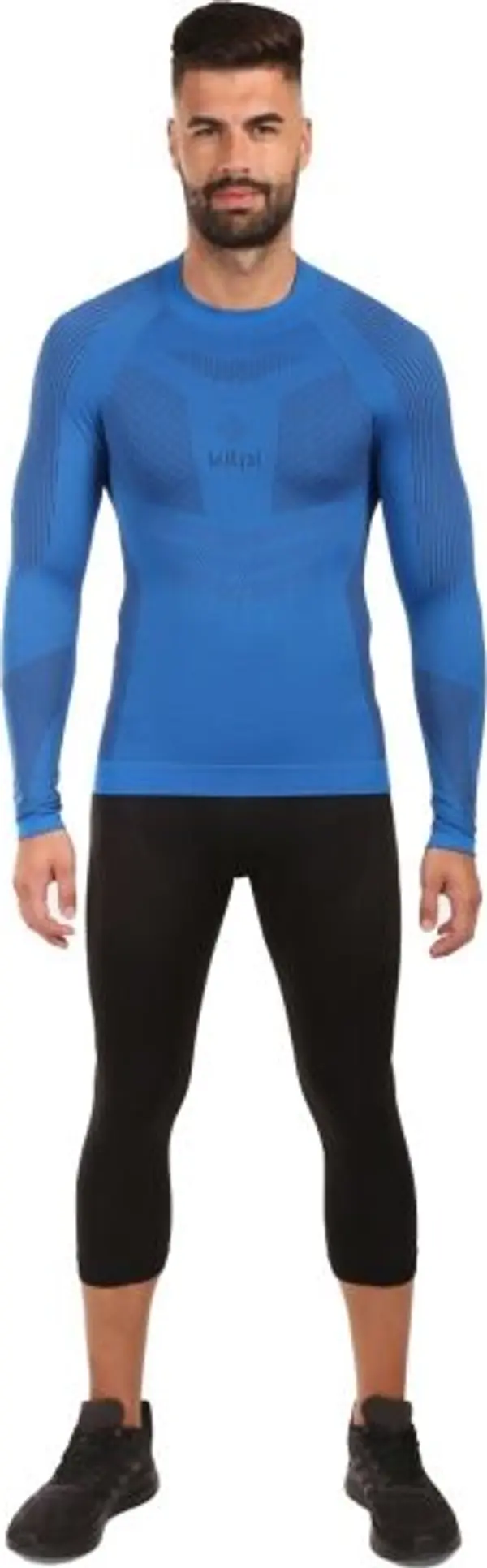 KILPI KILPI NATHAN Мъжка безшевна термо блуза, синьо, размер