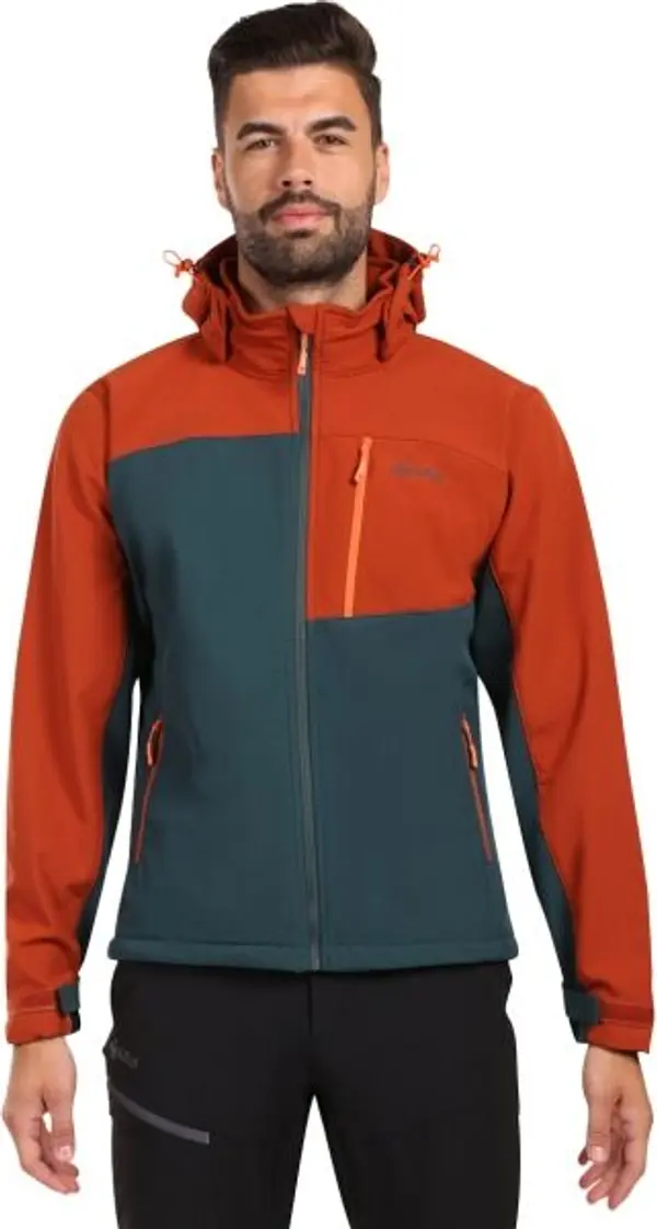 KILPI KILPI ONTAVIO Мъжко софтшел яке, тъмнозелено, размер XXXL