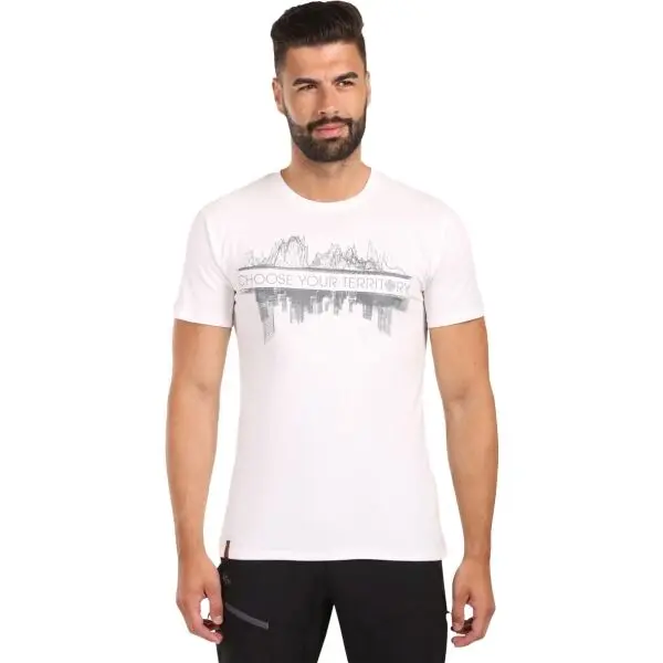 KILPI KILPI ОТКРИЙ Мъжка памучна тениска, бяло, размер