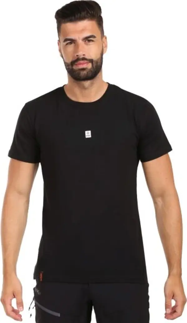 KILPI KILPI ОТКРИЙ Мъжка памучна тениска, черно, размер