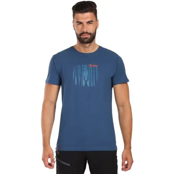 KILPI KILPI ОТКРИЙ Мъжка памучна тениска, тъмносин, размер