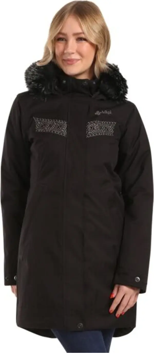 KILPI KILPI ПЕРУ Дамско зимно палто, черно, размер