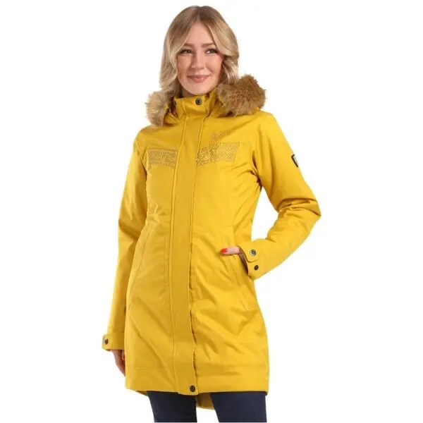 KILPI KILPI ПЕРУ Дамско зимно палто, златно, размер