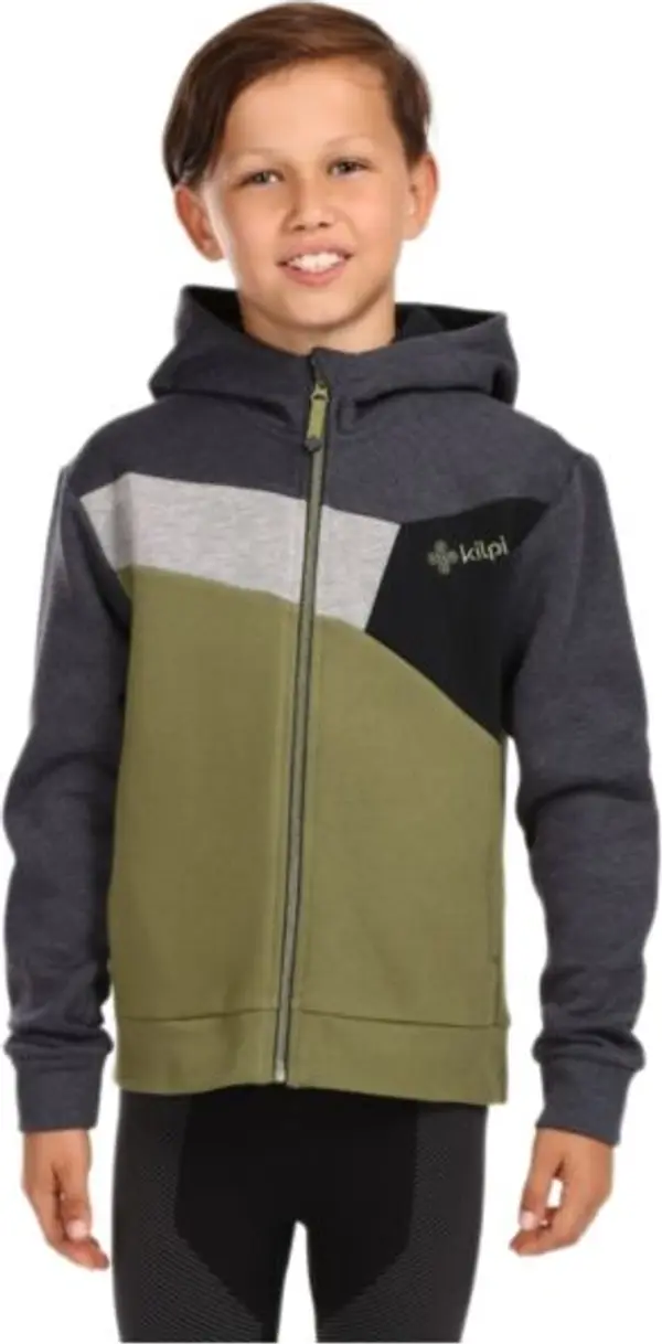 KILPI KILPI PREDA Момчешки памучен суитшърт, светло-зелено, размер