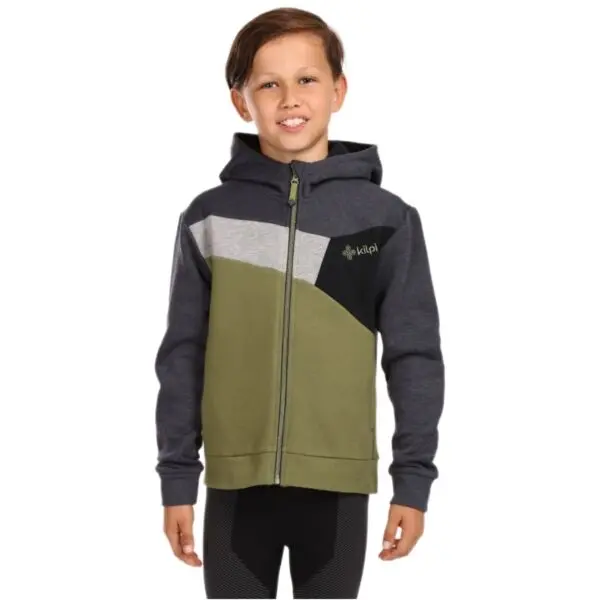 KILPI KILPI PREDA Момчешки памучен суитшърт, светло-зелено, размер