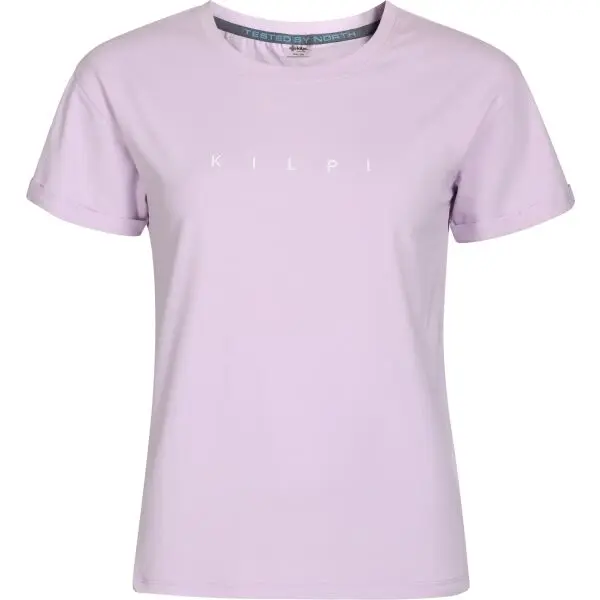 KILPI KILPI PROLIX Дамска памучна тениска, лилаво, размер