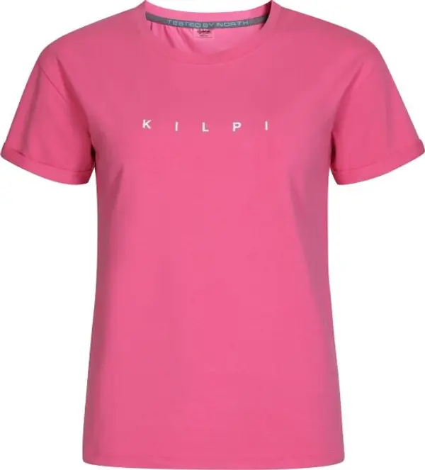 KILPI KILPI PROLIX Дамска памучна тениска, розово, размер