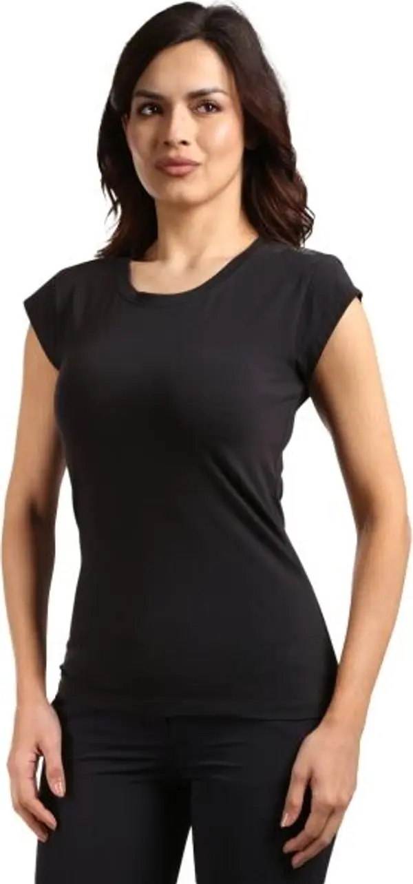 KILPI KILPI PROMO Дамска памучна тениска, черно, размер