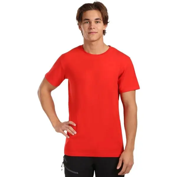 KILPI KILPI PROMO Мъжка памучна тениска, червено, размер XXXL