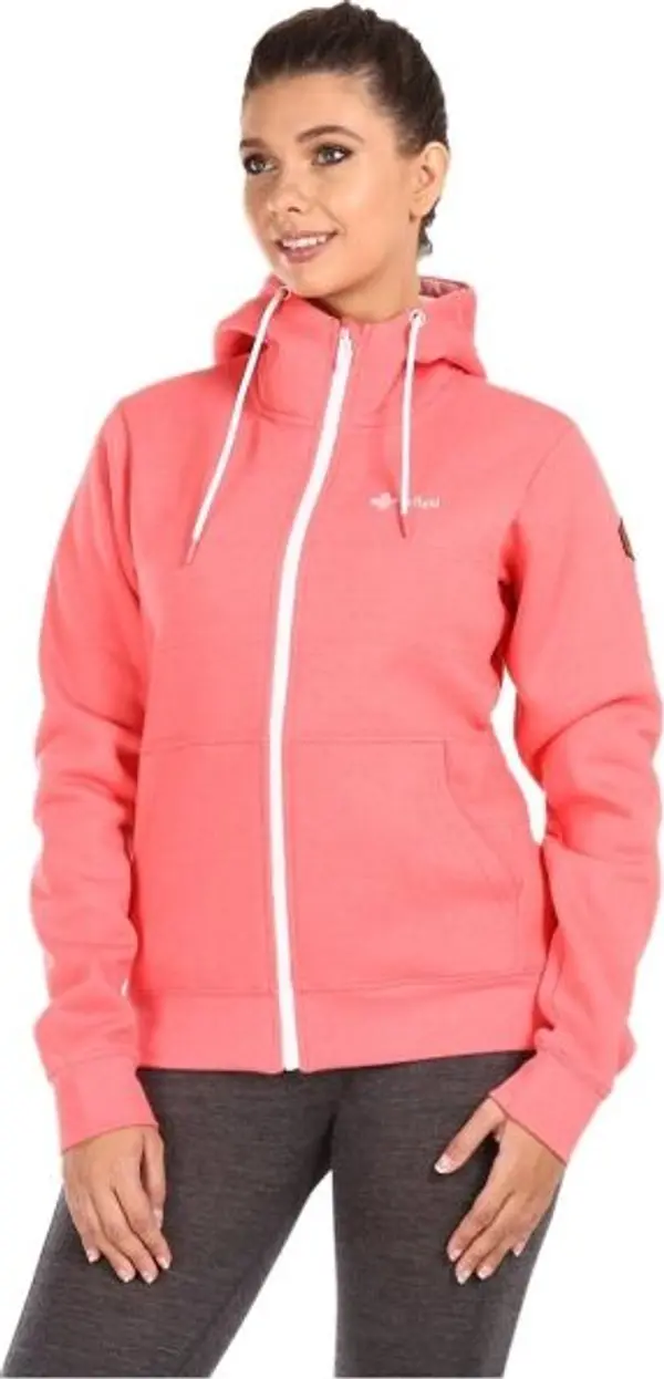 KILPI KILPI RAJANA Дамски памучен суитшърт, розово, размер