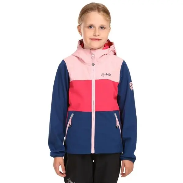 KILPI KILPI RAVIA Детско софтшел яке, розово, размер