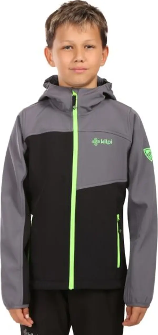 KILPI KILPI RAVIO Момчешко софтшел яке, черно, размер