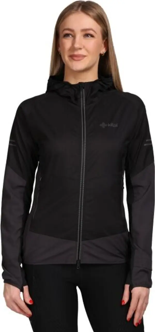 KILPI KILPI RAYEN Дамско яке за бягане, черно, размер