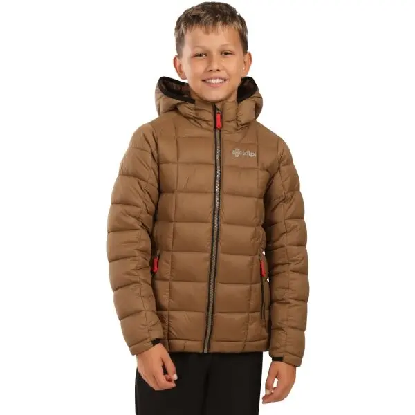 KILPI KILPI REBEKI Момчешко подплатено яке, кафяво, размер