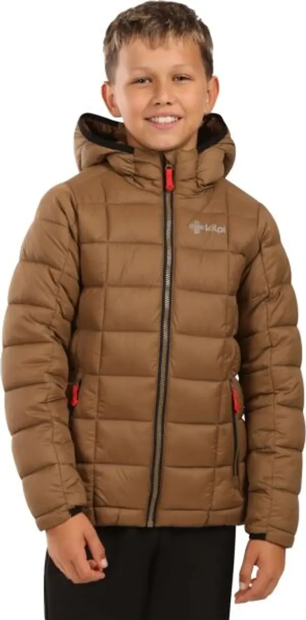 KILPI KILPI REBEKI Момчешко подплатено яке, кафяво, размер