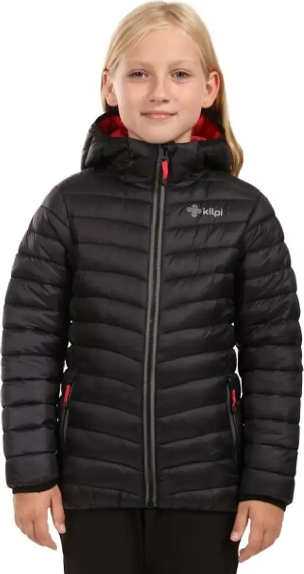 KILPI KILPI REBEKI Момичешко подплатено яке, черно, размер