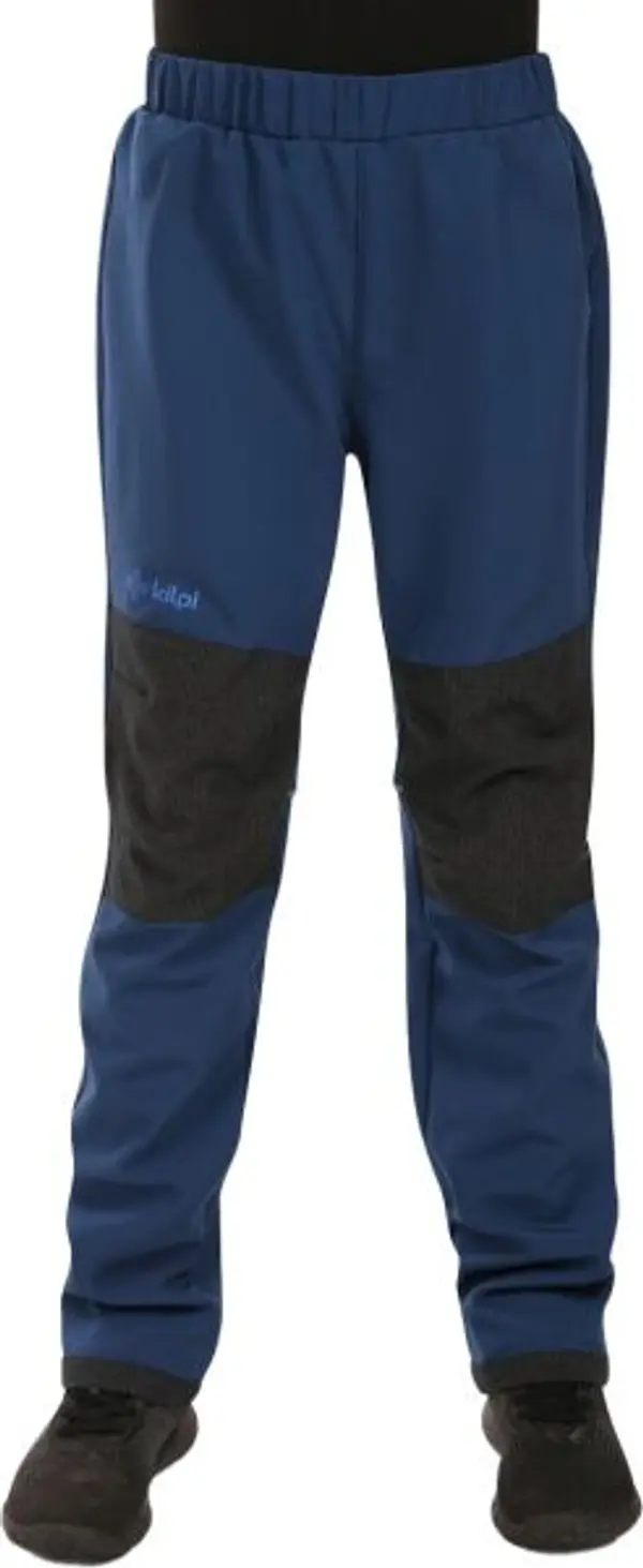 KILPI KILPI RIZO Детски софтшел аутдор панталон, тъмносин, размер