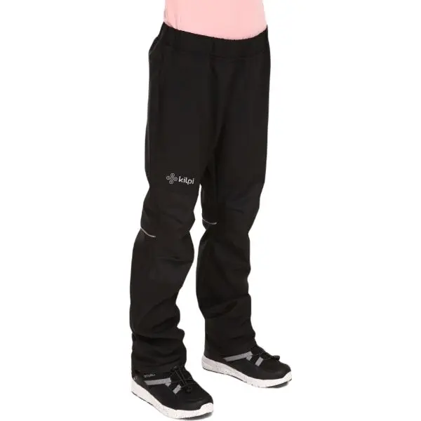 KILPI KILPI RIZO Детски туристически панталони, черно, размер