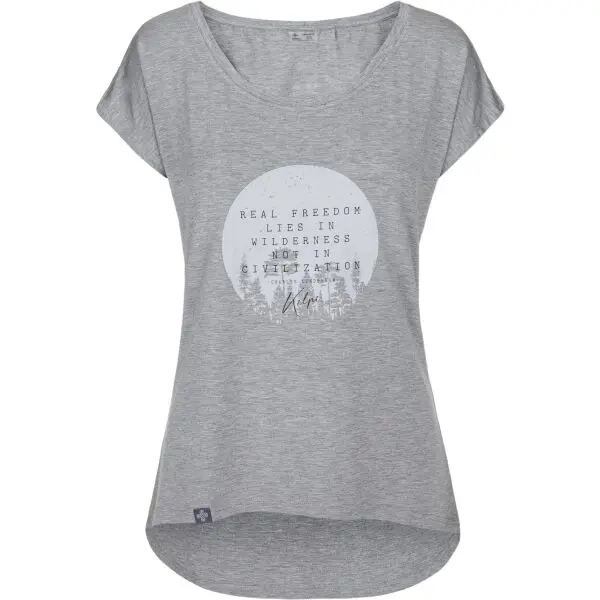 KILPI KILPI ROISIN Дамска тениска, сиво, размер