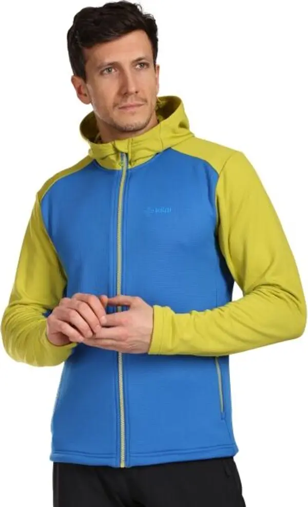 KILPI KILPI SEVELEN Мъжки спортен суичър с качулка, синьо, размер XXXL