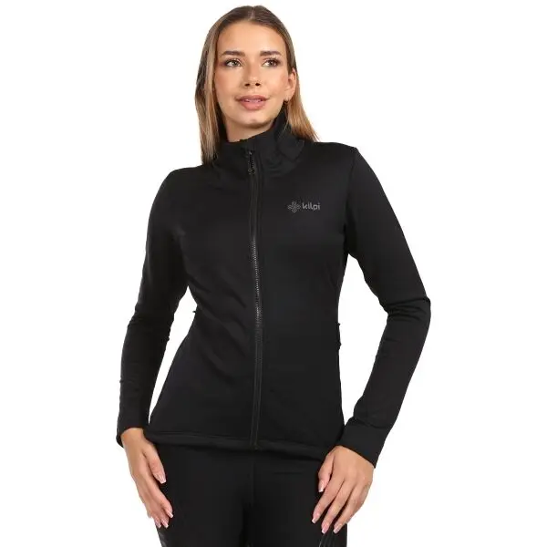 KILPI KILPI SIREN Дамски флийс суитшърт, черно, размер