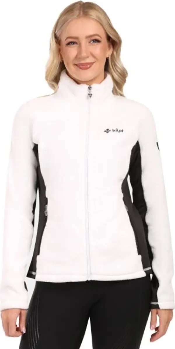 KILPI KILPI SKATHI Дамски пухкав флийс суитшърт, бяло, размер