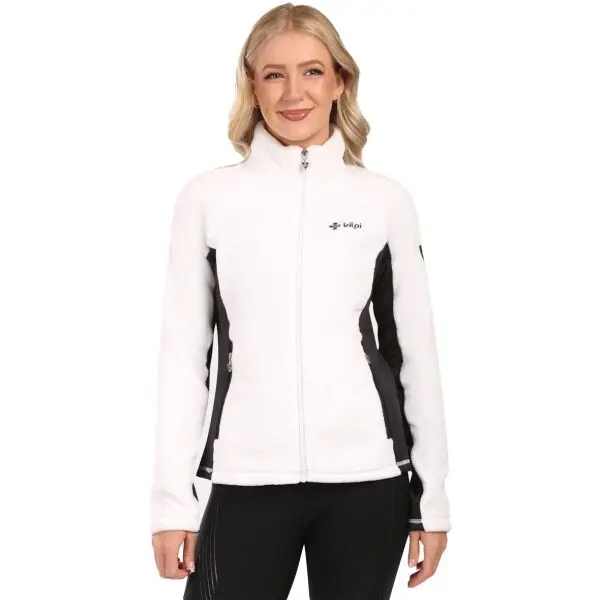 KILPI KILPI SKATHI Дамски пухкав флийс суитшърт, бяло, размер