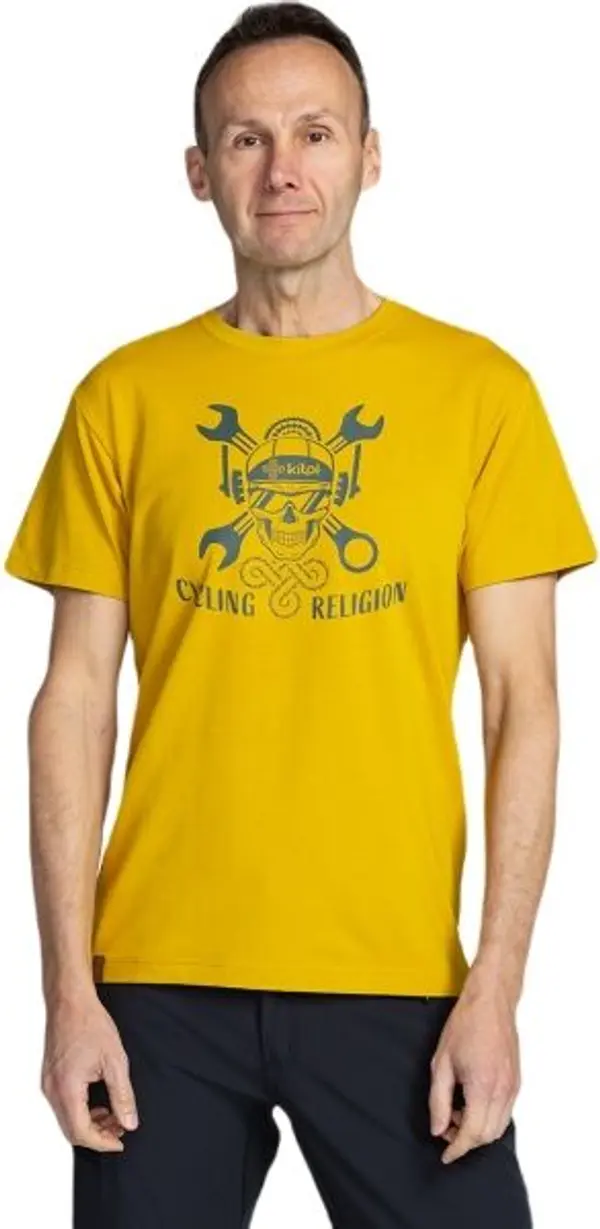 KILPI KILPI SKULLY Мъжка тениска, златно, размер