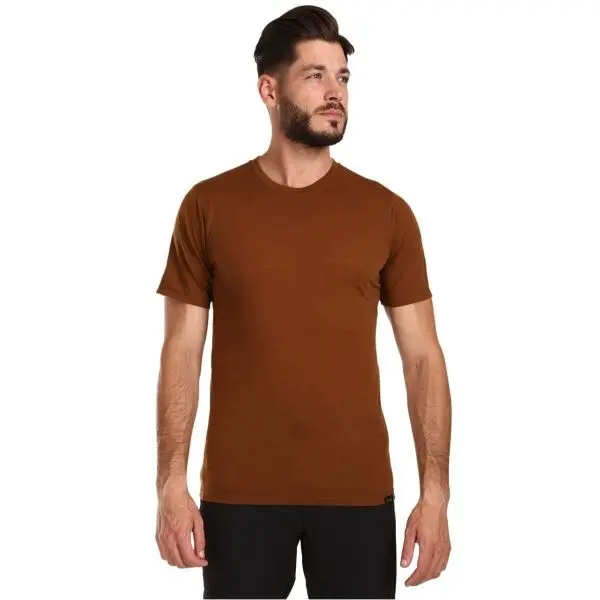 KILPI KILPI СЛОПЕР Мъжка тениска от мериносова вълна, кафяво, размер