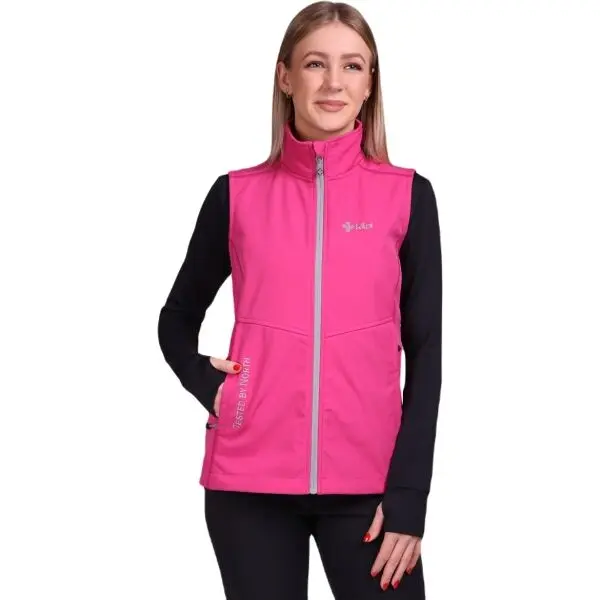 KILPI KILPI SOIL Дамско софтшел елече, розово, размер