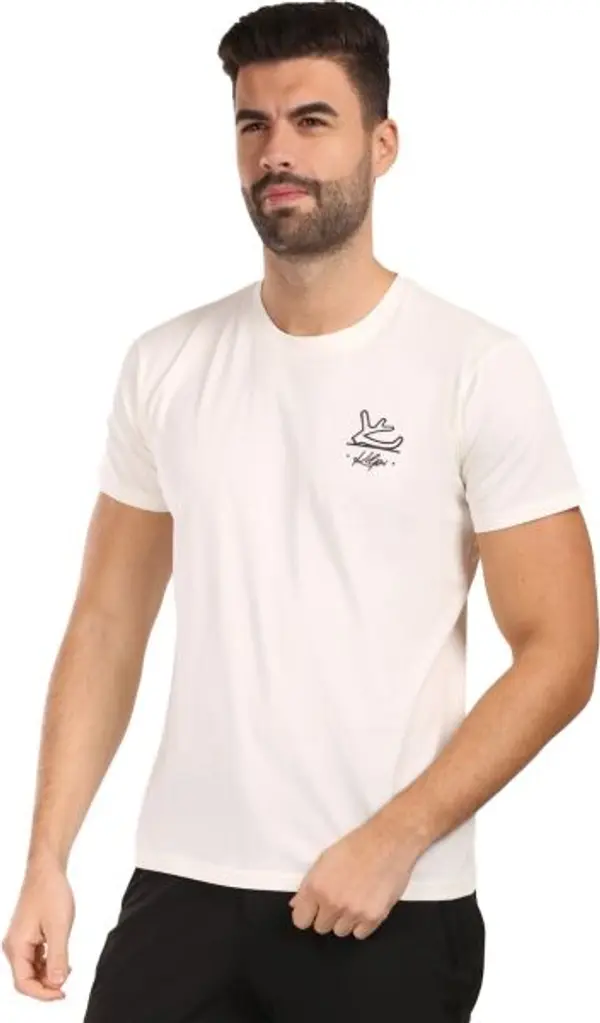 KILPI KILPI SPACER Мъжка памучна тениска, бяло, размер