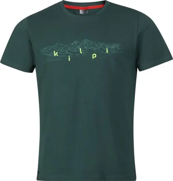 KILPI KILPI SPACER Мъжка памучна тениска, тъмнозелено, размер