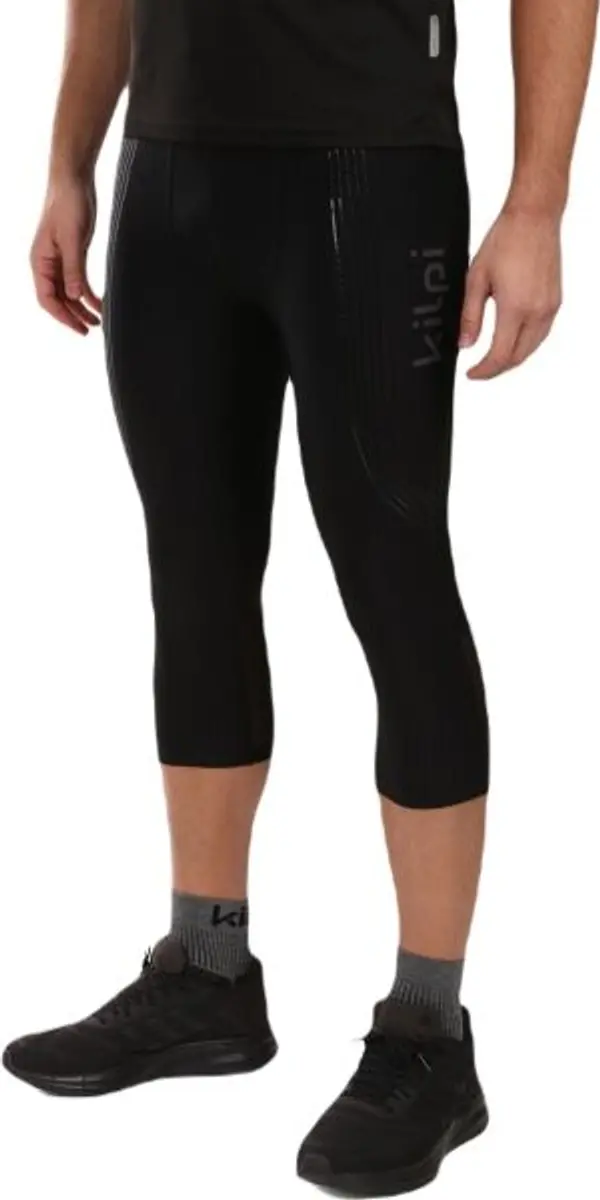 KILPI KILPI TERRY Мъжки  3/4 клин за бягане, черно, размер