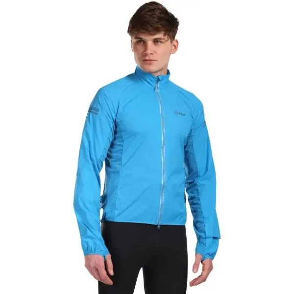 KILPI KILPI TIRANO Мъжко леко яке за бягане, светлосиньо, размер XXXL
