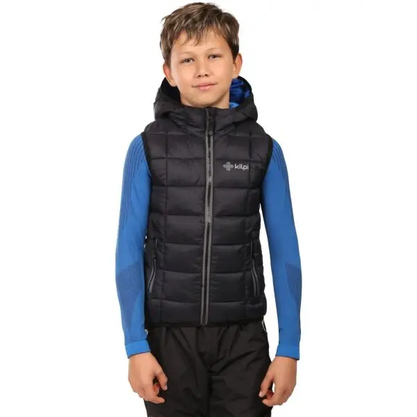KILPI KILPI TOMM Момчешки подплатен елек, черно, размер