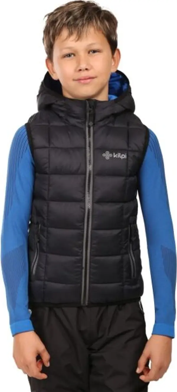 KILPI KILPI TOMM Момчешки подплатен елек, черно, размер