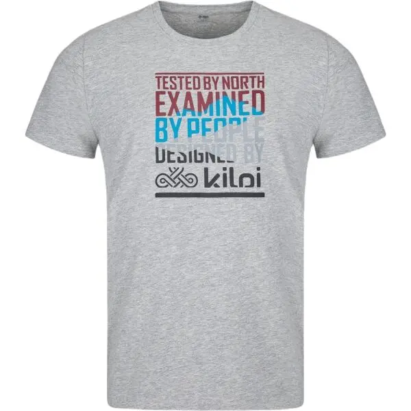 KILPI KILPI TYPON Мъжка тениска, сиво, размер