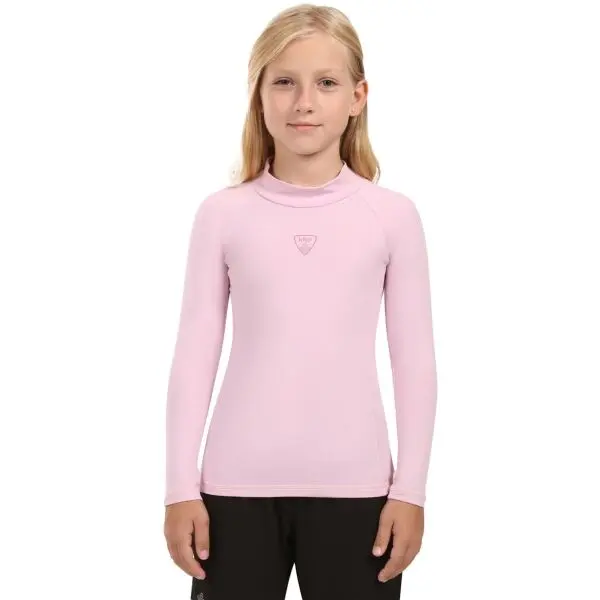 KILPI KILPI WILLIE Детска термо блуза с дълъг ръкав, розово, размер