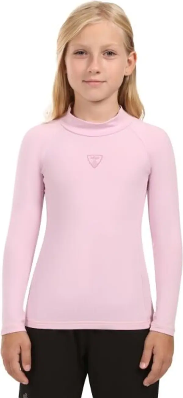 KILPI KILPI WILLIE Детска термо блуза с дълъг ръкав, розово, размер