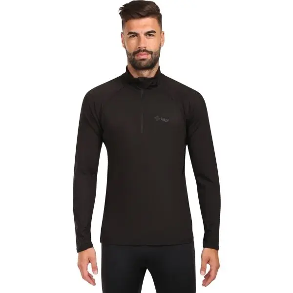 KILPI KILPI WILLIE Мъжка термо блуза с дълъг ръкав, черно, размер