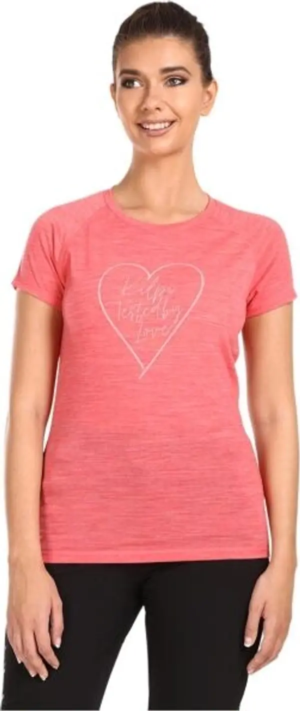 KILPI KILPI ZARJA Дамска тениска от мериносова вълна, розово, размер