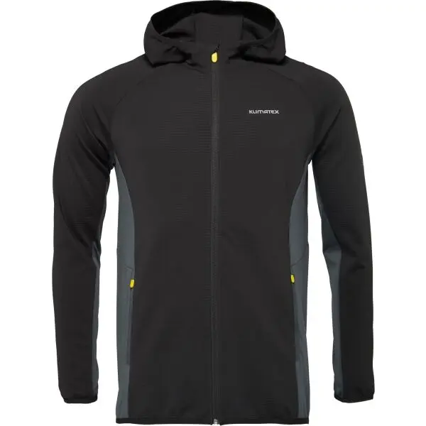 Klimatex Klimatex ACHIT Мъжки суитшърт с качулка, черно, размер