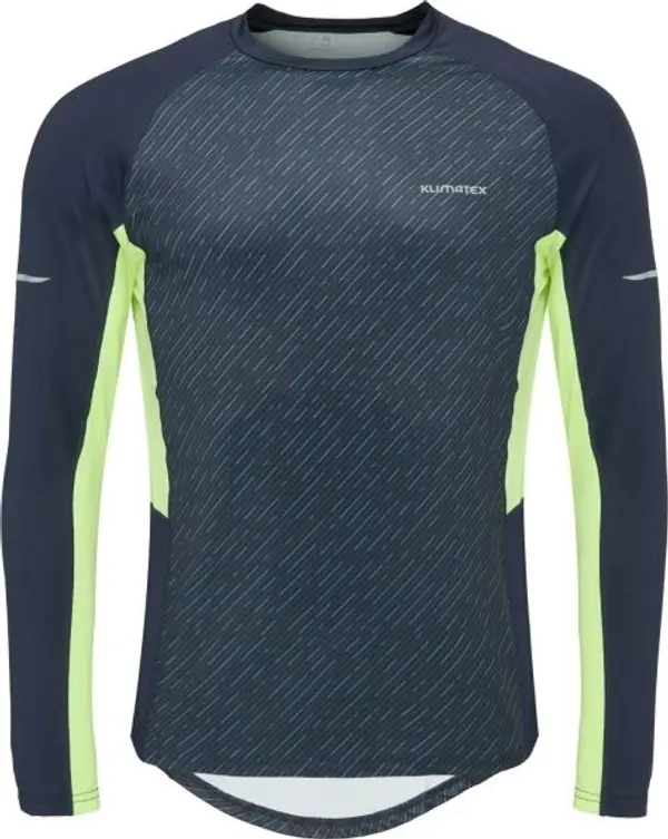 Klimatex Klimatex AIDAN1 Мъжка функционална тениска с дълъг ръкав, тъмносин, размер