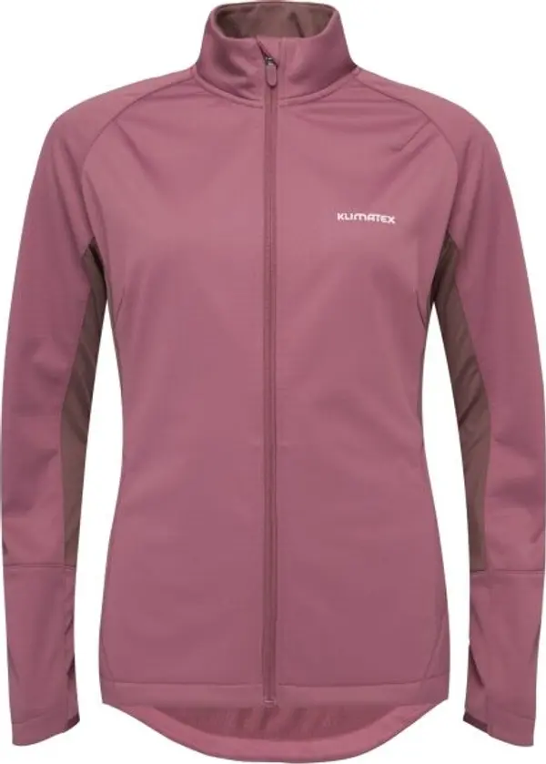 Klimatex Klimatex AKASHA Дамско ветроустойчиво яке от софтшел, винен, размер