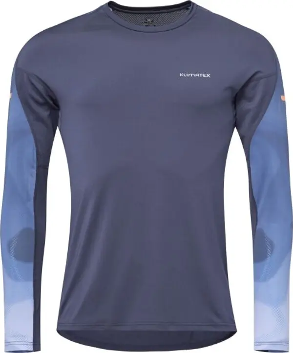Klimatex Klimatex BEKELE Мъжка перфорирана тениска с дълги ръкави, тъмносин, размер