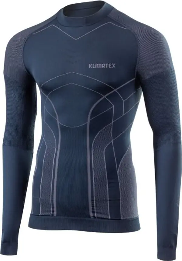 Klimatex Klimatex BORETO Мъжка безшевна блуза, тъмносин, размер